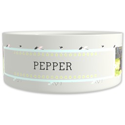 Pet Bowl 9oz with Little Boo Bud design
