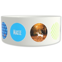 Pet Bowl 9oz with Ring Around The Puppy design