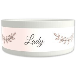 Pet Bowl 9oz with Pretty in Pink design