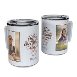 Personalized Coffee Travel Mugs with Better with Coffee design