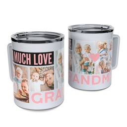 Personalized Coffee Travel Mugs with So Much Love design