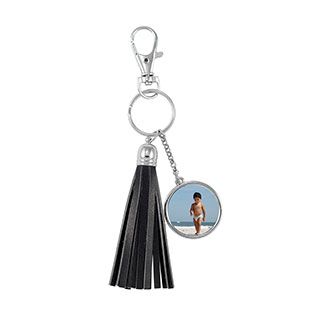 Silver Tassel Keychain