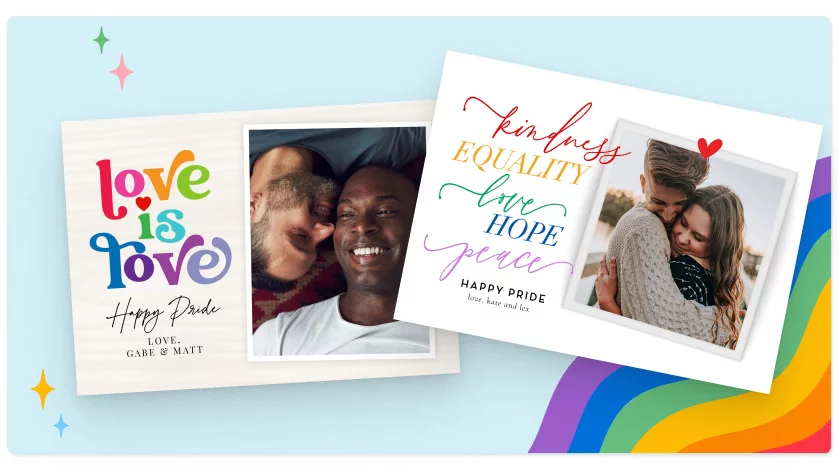 Uniquely you! Share your pride with custom photo gifts, starting at 39¢.