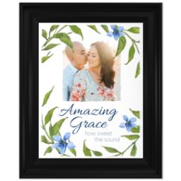 Thumbnail for 11x14 Photo Canvas With Classic Frame with Amazing Grace design 1