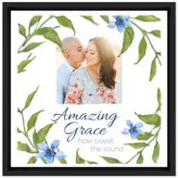 Thumbnail for 12x12 Photo Canvas With Floating Frame with Amazing Grace design 1