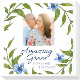 Thumbnail for 12x12 Photo Canvas with Amazing Grace design 1