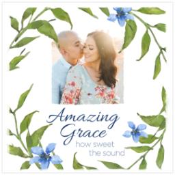 Thumbnail for 12x12 Photo Canvas with Amazing Grace design 2