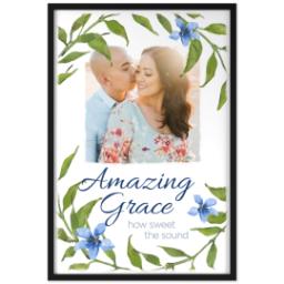 Thumbnail for 24x36 Photo Canvas With Contemporary Frame with Amazing Grace design 1