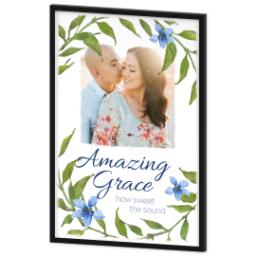 Thumbnail for 24x36 Photo Canvas With Contemporary Frame with Amazing Grace design 2