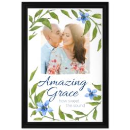 Thumbnail for 24x36 Photo Canvas With Classic Frame with Amazing Grace design 1