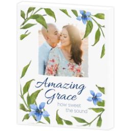 Thumbnail for 8x10 Photo Canvas with Amazing Grace design 3