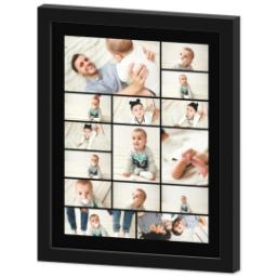 Thumbnail for 11x14 Collage Canvas With Contemporary Frame with Custom Color Collage design 2