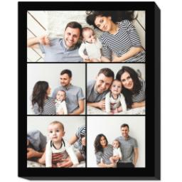 Thumbnail for 11x14 Collage Photo Canvas with Custom Color Collage design 1