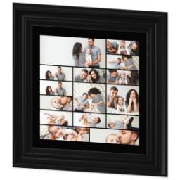 Thumbnail for 12x12 Collage Canvas With Classic Frame with Custom Color Collage design 2