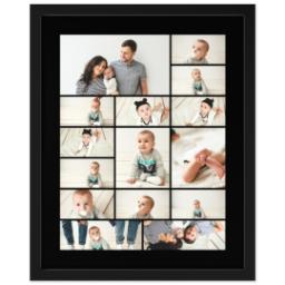 Thumbnail for 16x20 Collage Canvas With Contemporary Frame with Custom Color Collage design 1