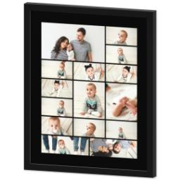 Thumbnail for 16x20 Collage Canvas With Contemporary Frame with Custom Color Collage design 2