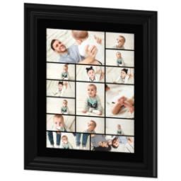 Thumbnail for 16x20 Collage Canvas With Classic Frame with Custom Color Collage design 2