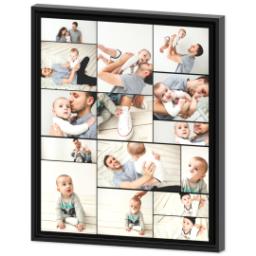 Thumbnail for 20x24 Collage Canvas With Floating Frame with Custom Color Collage design 2