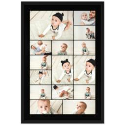 Thumbnail for 24x36 Collage Canvas With Contemporary Frame with Custom Color Collage design 1