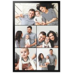Thumbnail for 24x36 Collage Photo Canvas with Custom Color Collage design 2