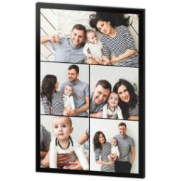 Thumbnail for 24x36 Collage Photo Canvas with Custom Color Collage design 3