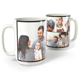 Thumbnail for Photo Collage Mug, 15oz with Custom Color Collage design 1