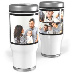 Thumbnail for Stainless Steel Collage Tumbler, 14oz with Custom Color Collage design 1