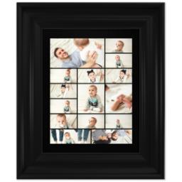 Thumbnail for 8x10 Collage Canvas With Classic Frame with Custom Color Collage design 1
