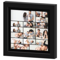 Thumbnail for 8x8 Collage Canvas With Contemporary Frame with Custom Color Collage design 2