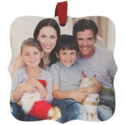 Thumbnail for Wood Photo Ornament - Bracket with Full Photo design 1
