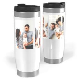 Thumbnail for 14oz Personalized Travel Tumbler with 3 Collage With Text design 1