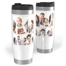 14oz Personalized Travel Tumbler with 8 Collage design
