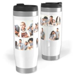 Thumbnail for 14oz Personalized Travel Tumbler with 8 Collage C design 1