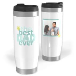 Thumbnail for 14oz Personalized Travel Tumbler with The Best Dad Ever design 1