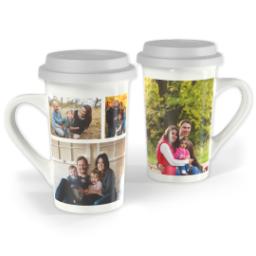 Thumbnail for Premium Grande Photo Mug with Lid, 16oz with Layout 08 design 1