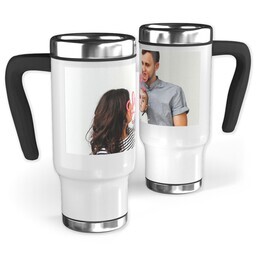 14oz Stainless Steel Travel Photo Mug with Love Is In The Air design