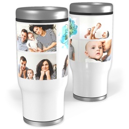 Stainless Steel Tumbler, 14oz with Enjoy Little Things design
