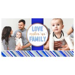 Thumbnail for 14oz Personalized Travel Tumbler with Love Makes Us Family design 2