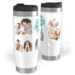 14oz Personalized Travel Tumbler with Enjoy Little Things design