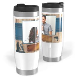 Thumbnail for 14oz Personalized Travel Tumbler with Fishing Dad design 1