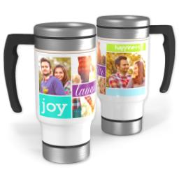 Thumbnail for 14oz Stainless Steel Travel Photo Mug with Joy And Laughter design 1