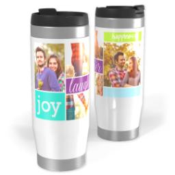 Thumbnail for 14oz Personalized Travel Tumbler with Joy And Laughter design 1
