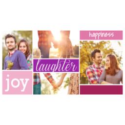 Thumbnail for 14oz Personalized Travel Tumbler with Joy And Laughter Pink design 2