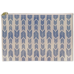 6x8 Accessory Pouch with Featherwood design
