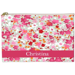 6x8 Accessory Pouch with Floral Fields design