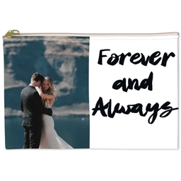 6x8 Accessory Pouch with Forever And Always design