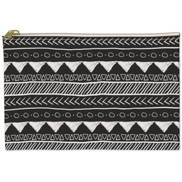 6x8 Accessory Pouch with Aztec Stripes design