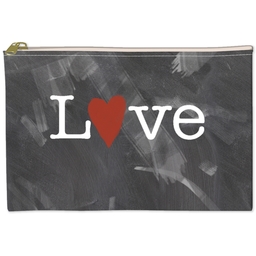 6x8 Accessory Pouch with Modern Love design