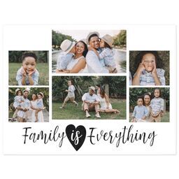 30x40 Mink Fleece Photo Blanket with Family is Everything design