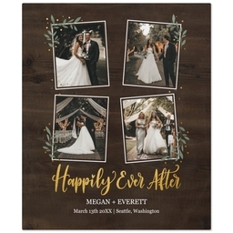 50x60 Fleece Blanket with Happily Ever After design